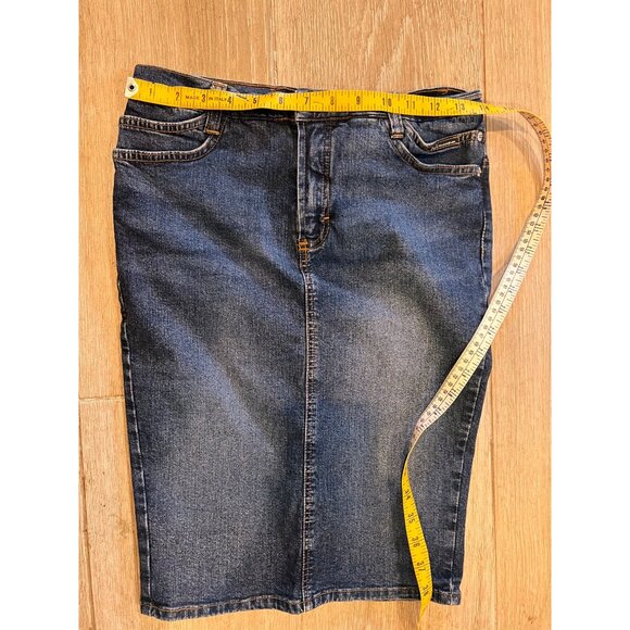 DOLCE & GABBANA DENIM PENCIL SKIRT SIZE 26 - Picture 12 of 13